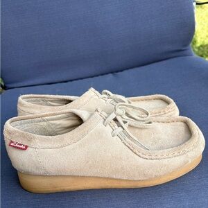 Clarks Light Tan Suede